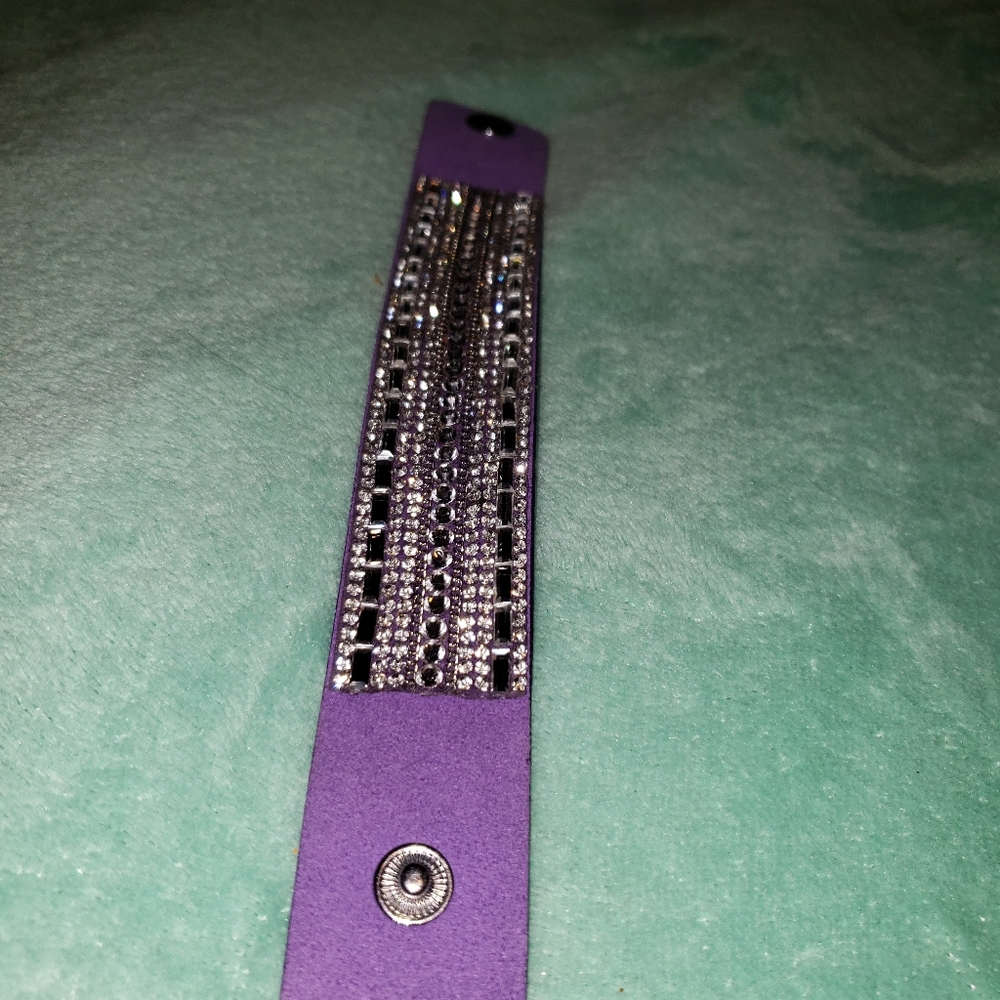 Purple Bling Bracelet